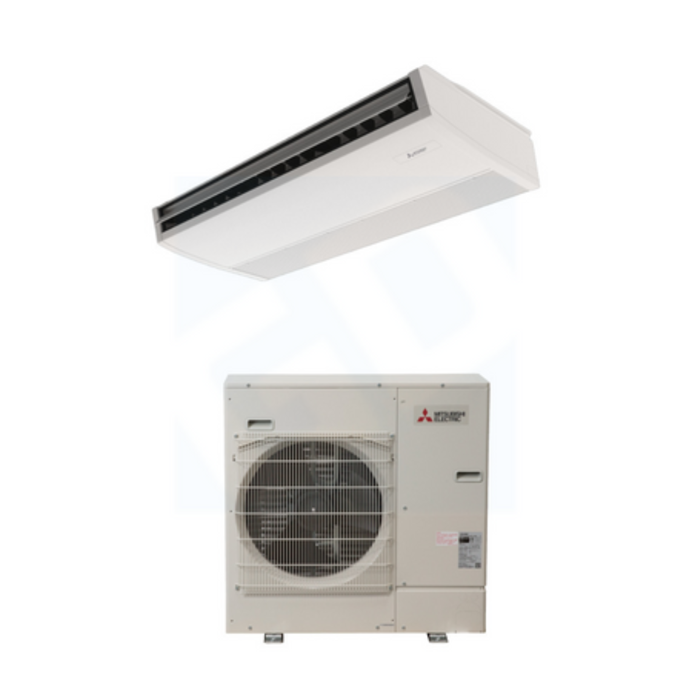 Mitsubishi PCA-AK24NL & PUZ-AH24NL 24,000 BTU 20.2 SEER2 Ceiling Suspended Heat Pum - PCAAK24NLp System - R454B