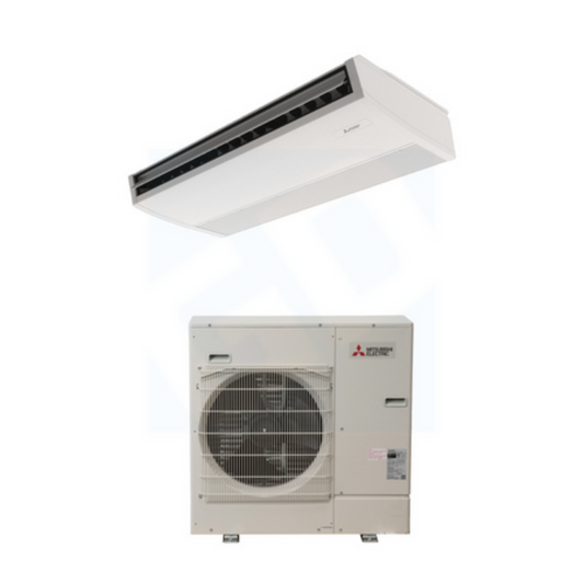 Mitsubishi PCA-AK24NL & PUZ-AH24NL 24,000 BTU 20.2 SEER2 Ceiling Suspended Heat Pum - PCAAK24NLp System - R454B
