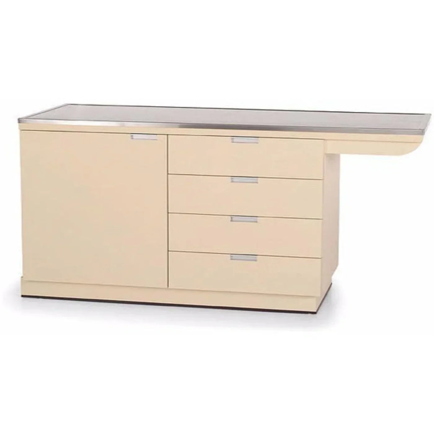 PETLIFT Omni Veterinary Exam Table & Storage Extended Top Right-Side Top Table - 58 x 24 - PL-TEC-400-58SS