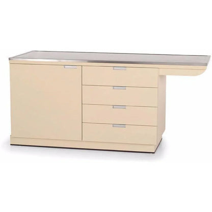 PETLIFT Omni Veterinary Exam Table & Storage Extended Top Right-Side Top Table - 58 x 24 - PL-TEC-400-58SS