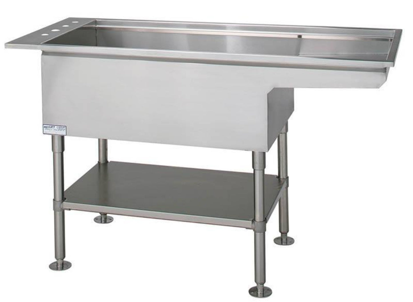 VetLine Bi-Level Multi-Purpose Stainless-Steel Wet Table - TW4L-901-60