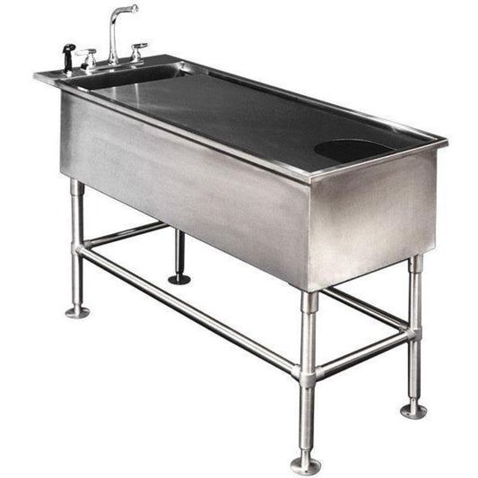 VetLine Standard Multi-Purpose Stainless-Steel Wet Table - TW4L-905-60