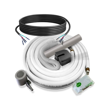 Pioneer Quantum Ultra 12,000 BTU 18.5 SEER2 230V Ceiling Concealed Ducted Mini-Split Air Conditioner Inverter Heat Pump Full Set - RYT012GLSI24RL