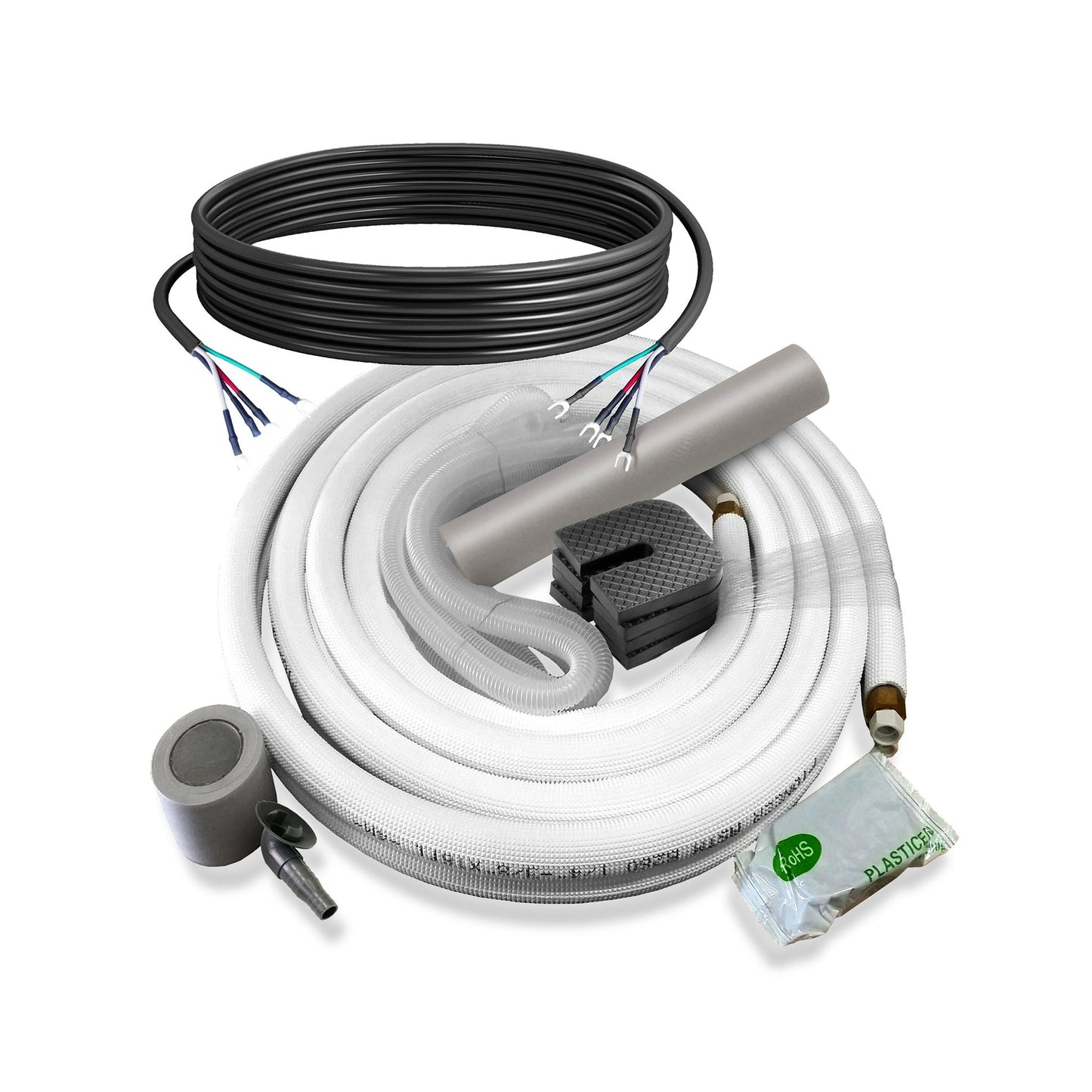 Pioneer Quantum Ultra 18,000 BTU 20.5 SEER2 230V Floor/Ceiling/Low-Wall Ductless Mini-Split Air Conditioner Inverter Heat Pump Full Set - UYT018GLSI24RL-