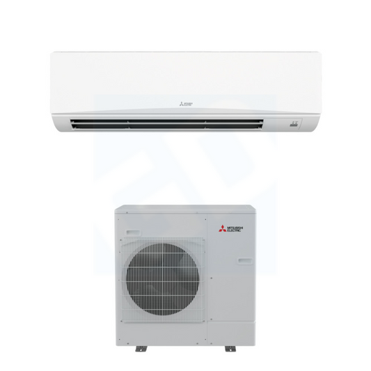 Mitsubishi PKA-AK30NL & PUZ-AH30NL 30,000 BTU 19.7 SEER2 Wall Mounted Heat Pump System - R454B - PKAAK30NL/PUZAH30NL