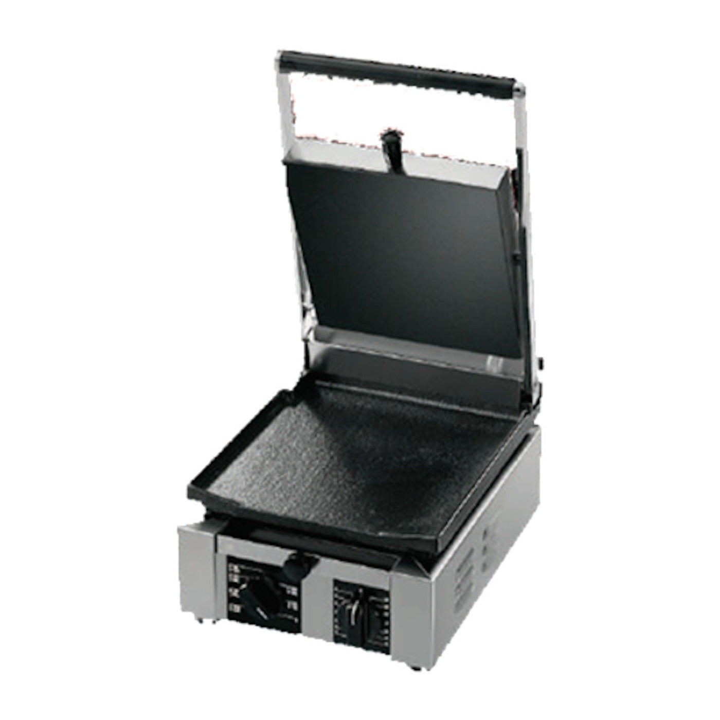 Univex PPRESS1F Single Countertop Panini Press with Smooth Plates - UVPPRESS1F