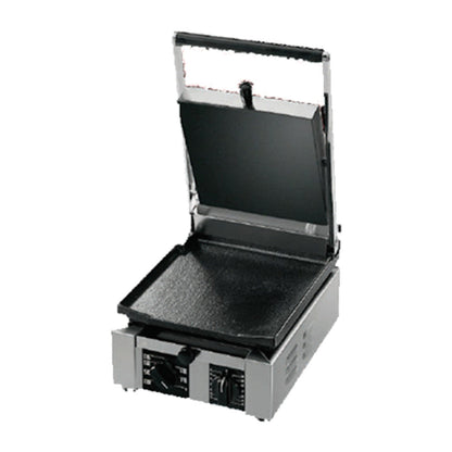 Univex PPRESS1F Single Countertop Panini Press with Smooth Plates - UVPPRESS1F