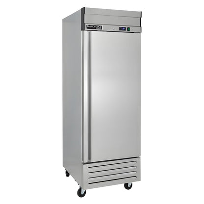 Maxx Cold V-Series 1 Door Reach-In Freezer, Bottom Mount, in Stainless Steel - MVF-23FDHC