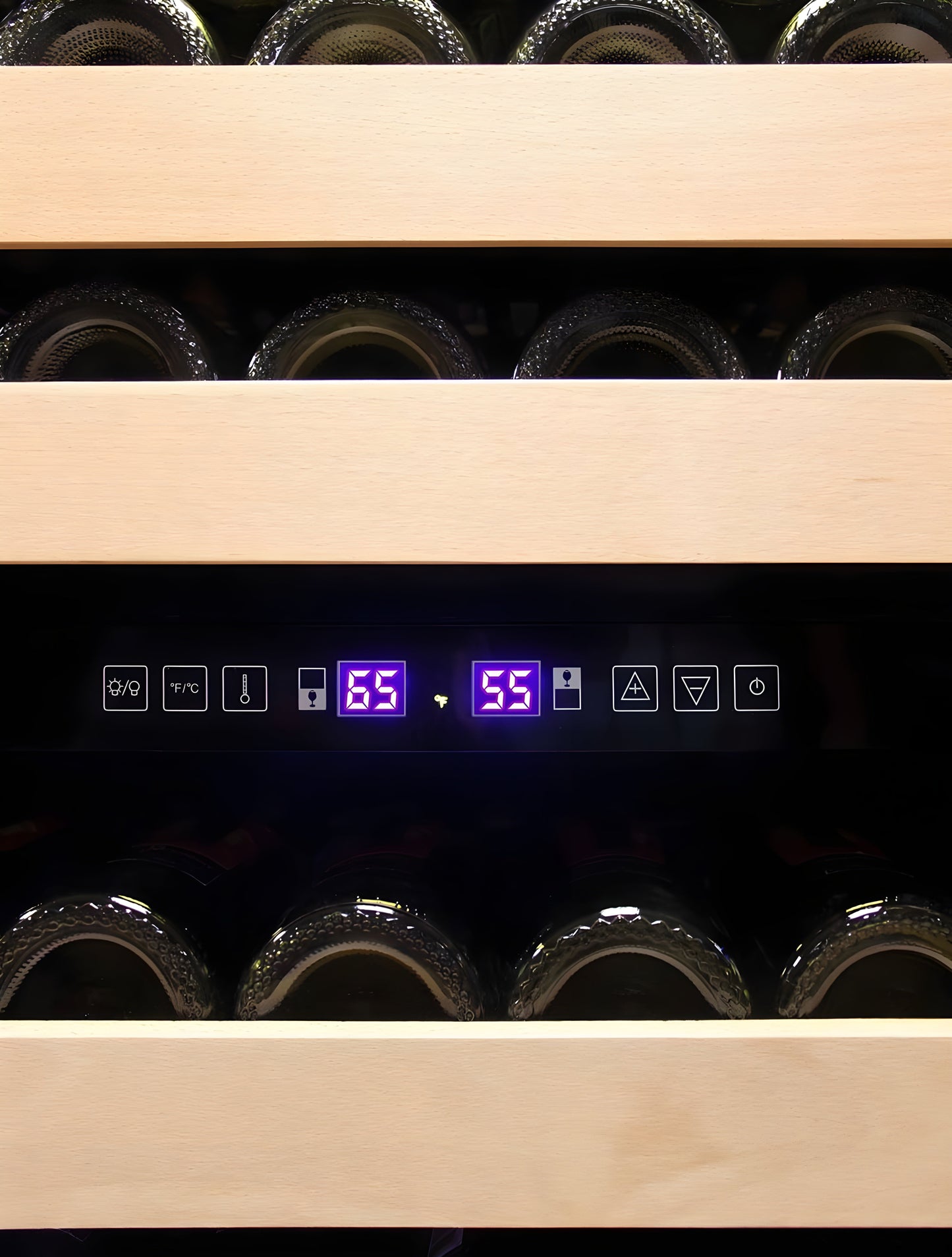 Vinotemp Connoisseur Series 168 Dual Zone Wine Cooler - EL-168WCST