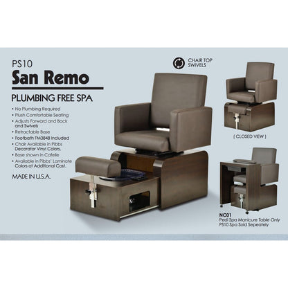 Pibbs San Remo Footsie Pedicure Spa Pibbs - PIB-PS-10