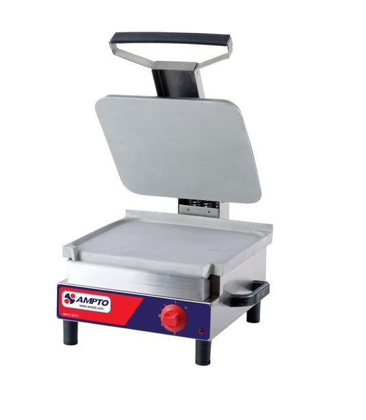 AMPTO SASL Single Sandwich Grill 12'' x 13-3/4'' Flat - SASL