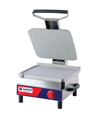 AMPTO SASL Single Sandwich Grill 12'' x 13-3/4'' Flat - SASL