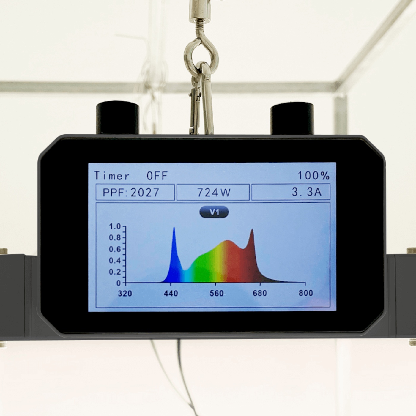 Medic Grow 3 Channel Control Spectrum X LED Grow Light - 880 Watts, 110-277V, Spectrum Tunable, Daisy Chain, Timer, Dimming, UV+IR
