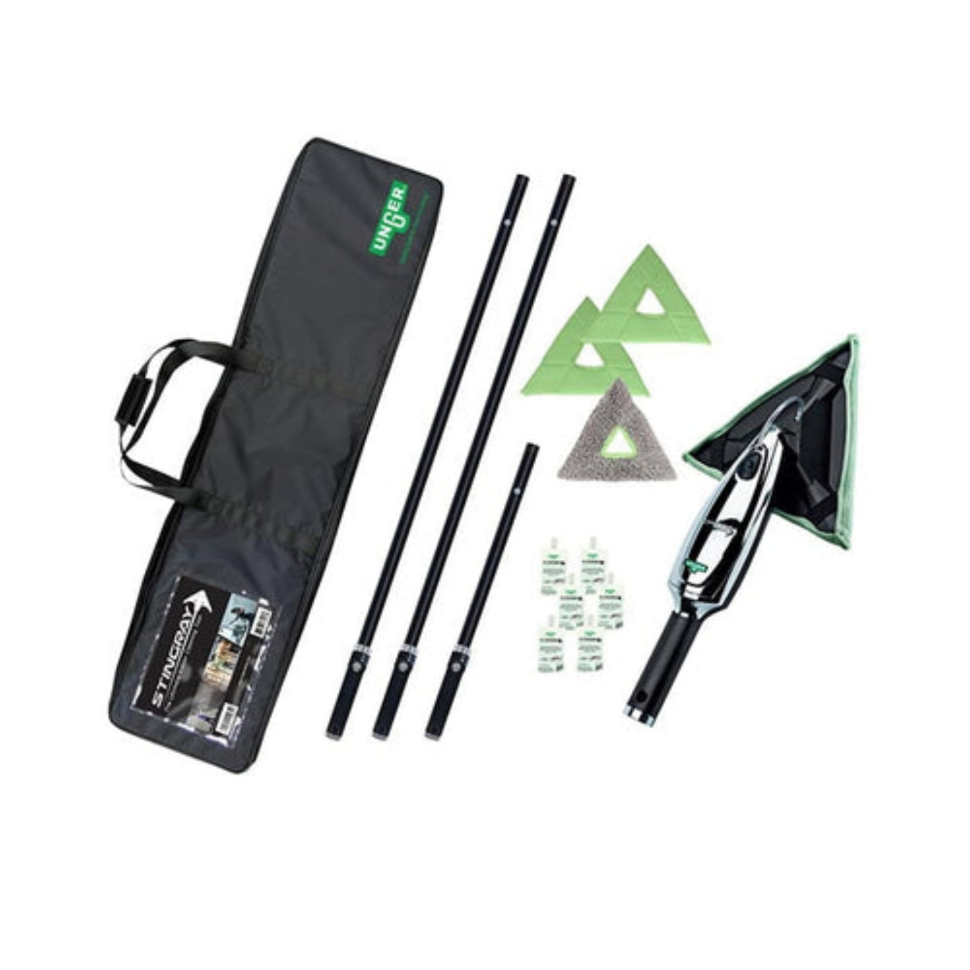 Unger Stingray Indoor Window Cleaning Kit - 10' Reach - UNG-SRKT8