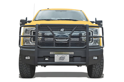 Steelcraft Elevation HD Front Bumper Ford F450/F550 Superduty 2017-2020 Supports Front Emblem Camera & Adaptive Cruise Control - 60-11380CC