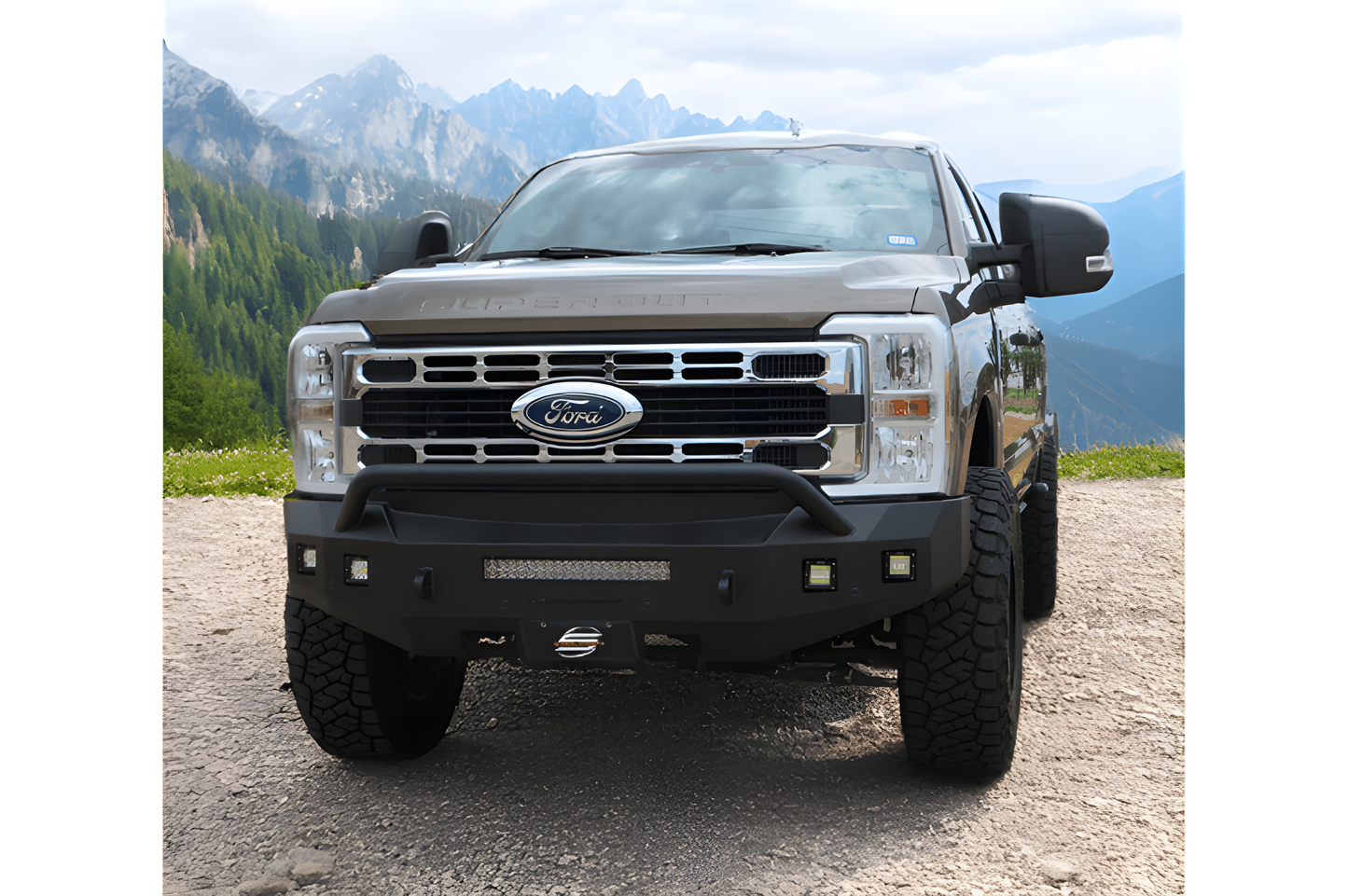 Steelcraft Ford F250/F350 Superduty 2023-2024 Fortis Bull Nose Front Bumper - 71-11390HP