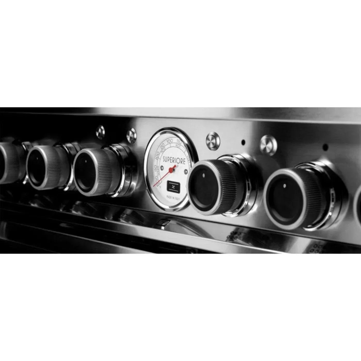 Superiore Deco 36-Inch Gas Freestanding Range in Black Matte with Bronze Trim - RD361GCN_B_