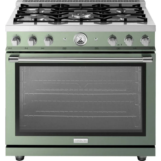 Superiore Next 30-Inch Dual Fuel Freestanding Range in Stainless Steel - RN301SPS_S_