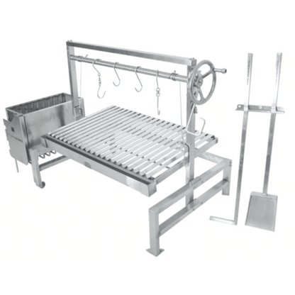 Tagwood BBQ 09 SS Built-In Insert Santa Maria Argentine Grill - BBQ09SS