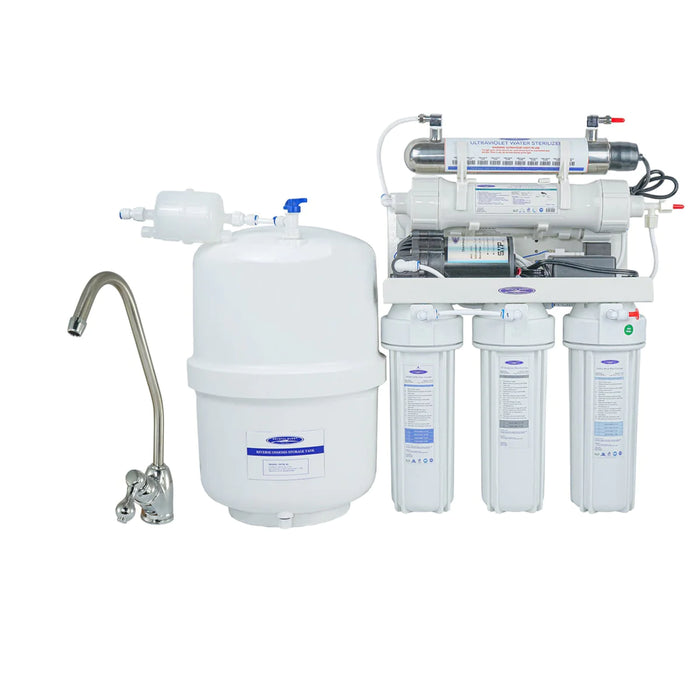 Crystal Quest Thunder Ultrafiltration/Reverse Osmosis Under Sink Water Filter | 4000CP | 14 Stages of Filtration