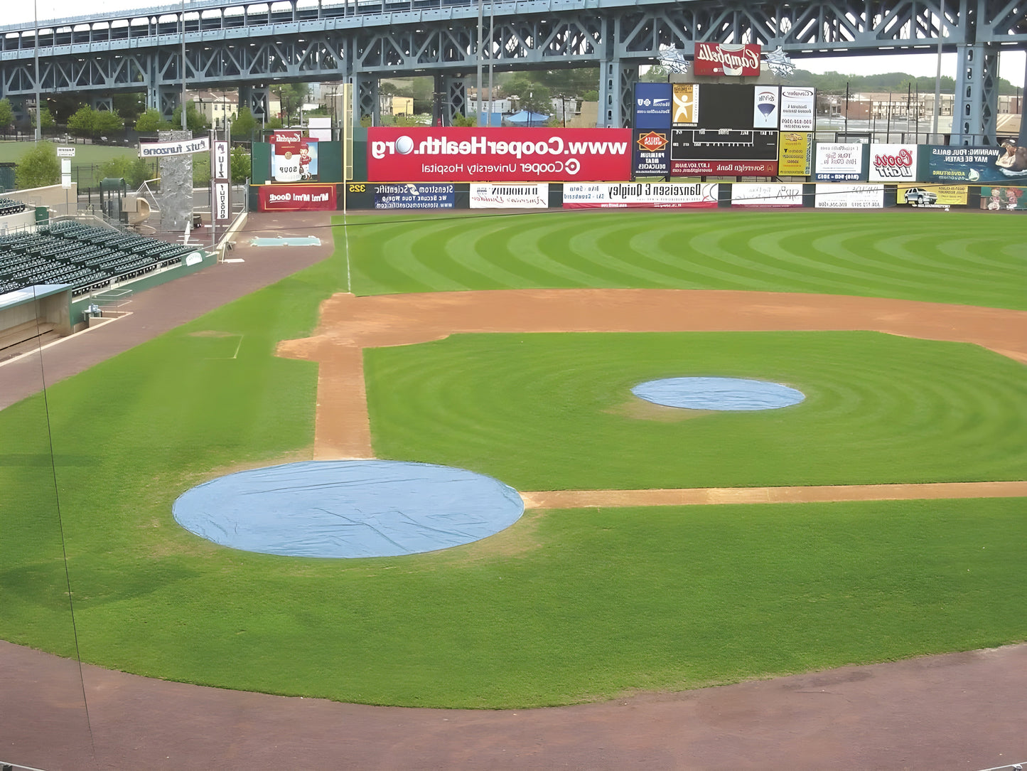 Trigon Sports 30 ft. Round Field Saver Heavyweight Cover, 18 oz - BHVYCV30