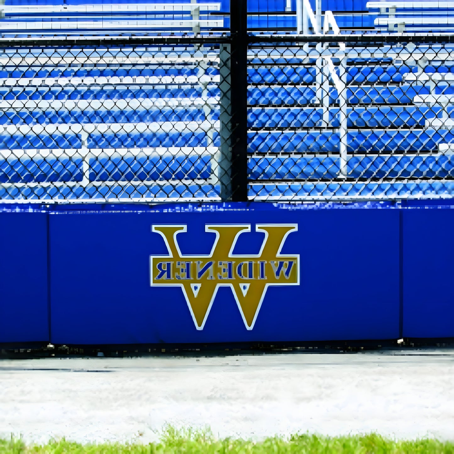 Trigon Sports BSPAD412L 4 x 12 ft. Standard Folding Backstop Padding with Graphics - BSPAD412L