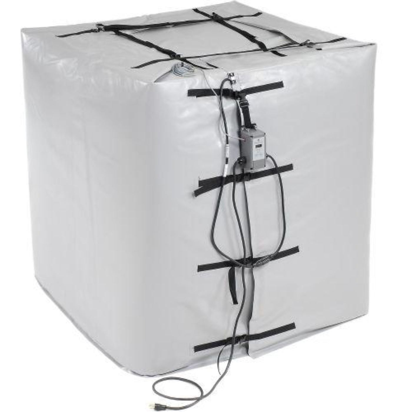 Powerblanket TH275V 275 Gallon Adjustable Thermostatic Controller and Insulated Top 120V 1250W 10.42A Tote Storage Heater New - TH275V