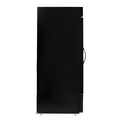 Maxx Cold V-Series Single Glass Door Merchandiser Refrigerator, in Black - MVMR23B