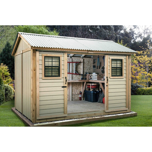 Outdoor Living Today 12'x8' Classic Shed with Engineered Siding - CLA128-SLDR-ES