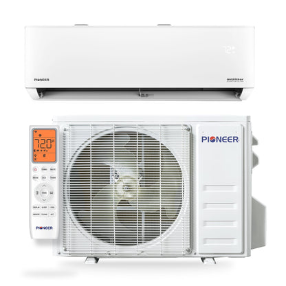 Pioneer Quantum Ultra 12,000 BTU 23 SEER2 115V High-Wall Ductless Energy-Star Mini-Split Air Conditioner Inverter Heat Pump Full Set - WYT012ALSI24RL