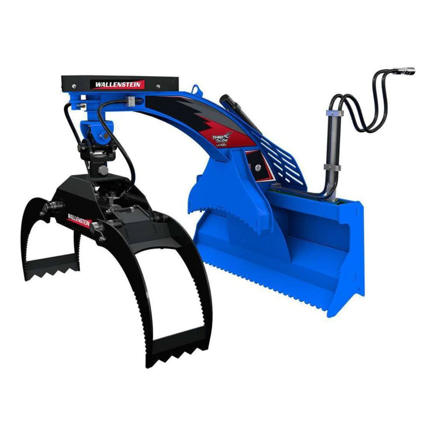 Wallenstein Mini-Skidsteer Log Grapple Attachment - LXG420S