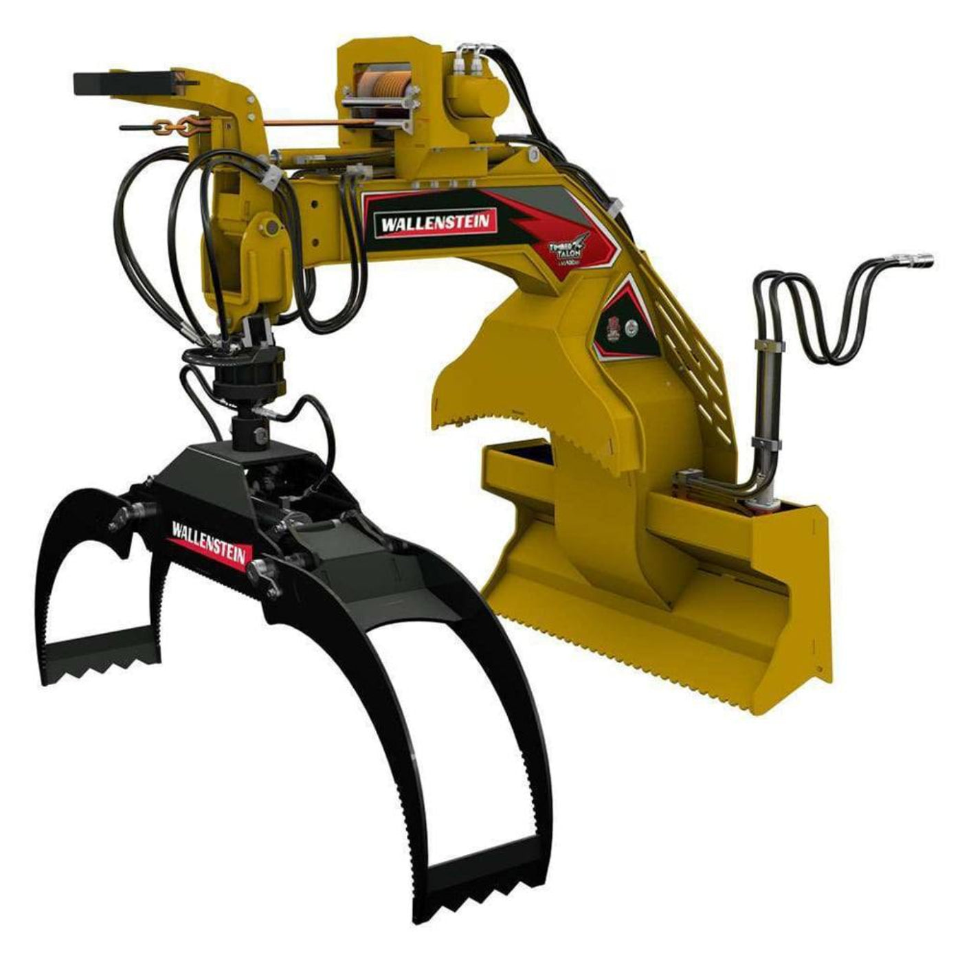 Wallenstein Skidsteer Log Grapple Attachment - LXG430RP
