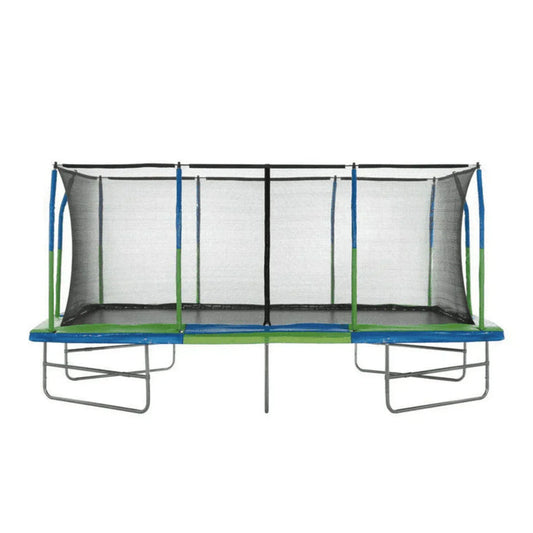 UPPER BOUNCE RECTANGLE TRAMPOLINE 10 X 17 FT MEGA INCL. ENCLOSURE - UB03EC-1017E
