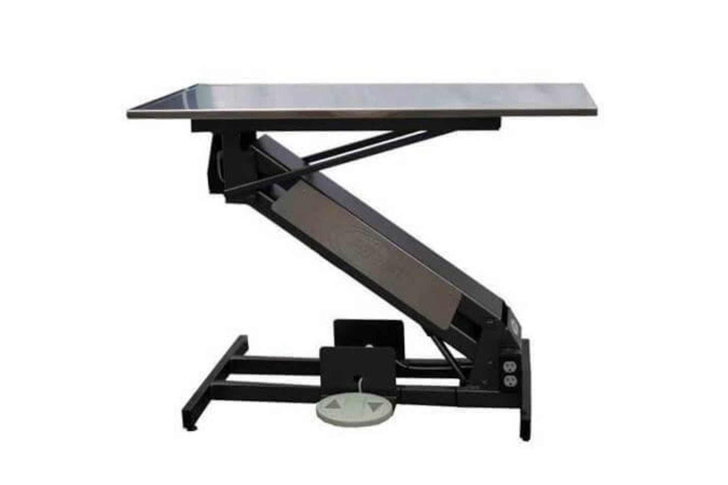 VetLine LowMax 58" Electric Veterinary Exam Table - TEZ-9095E-58-BLK
