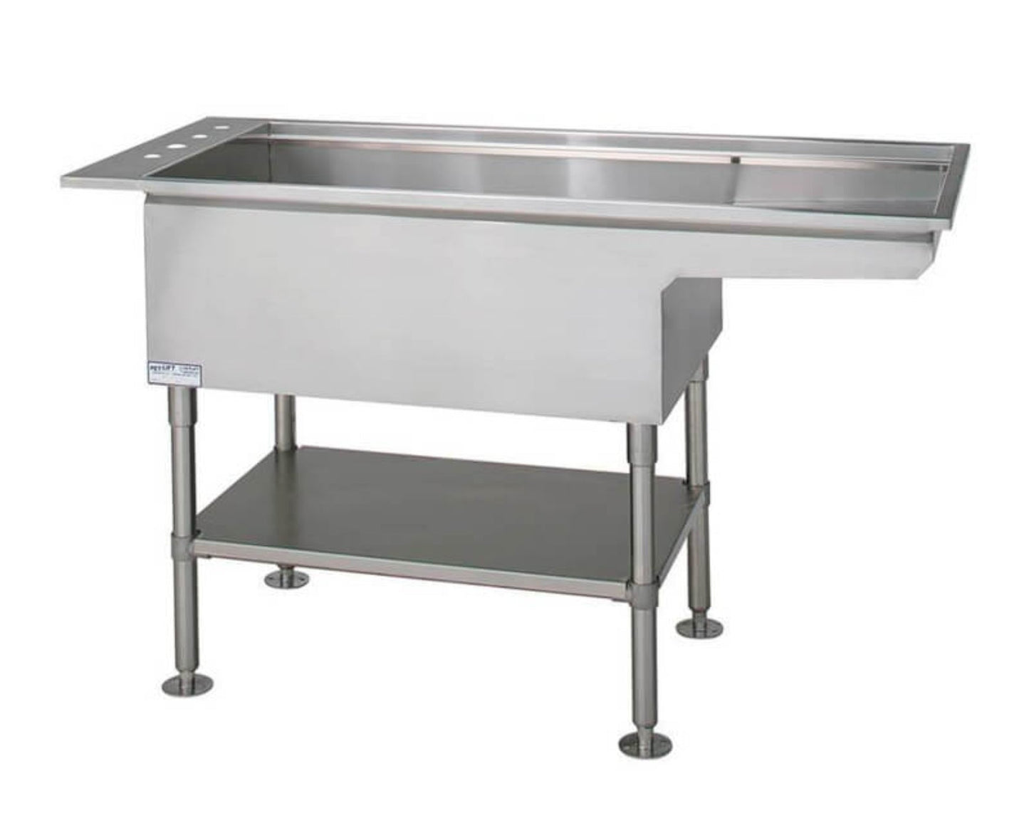VetLine Bi-Level Multi-Purpose Stainless-Steel Wet Table - TW4L-901-60