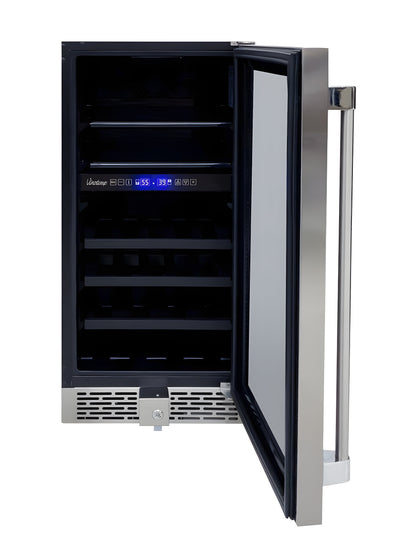 Vinotemp 15-Inch Outdoor Dual-Zone Wine & Beverage Cooler - VT-OUTDR15GD