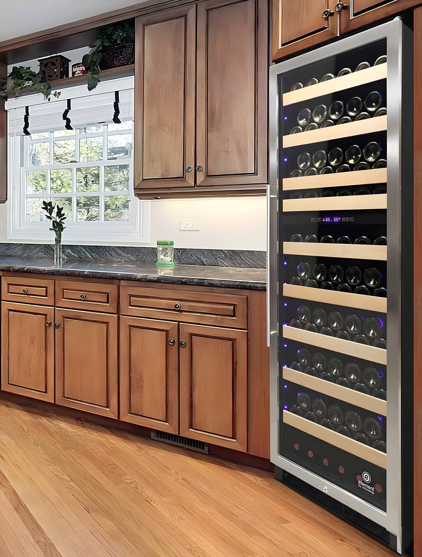 Vinotemp Connoisseur Series 168 Dual Zone Wine Cooler - EL-168WCST