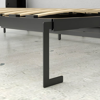 Queen Murphy Bed, Walnut Coventry Series by Leto Muro