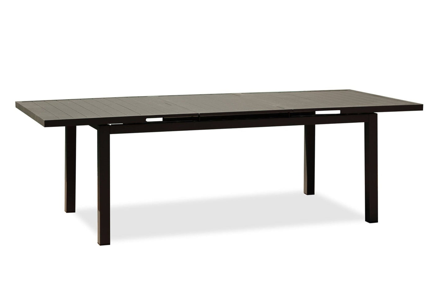 Whiteline Mods -    Black Alum Outdoor Extendable Dining Table DT1567 - DT1567-GRY