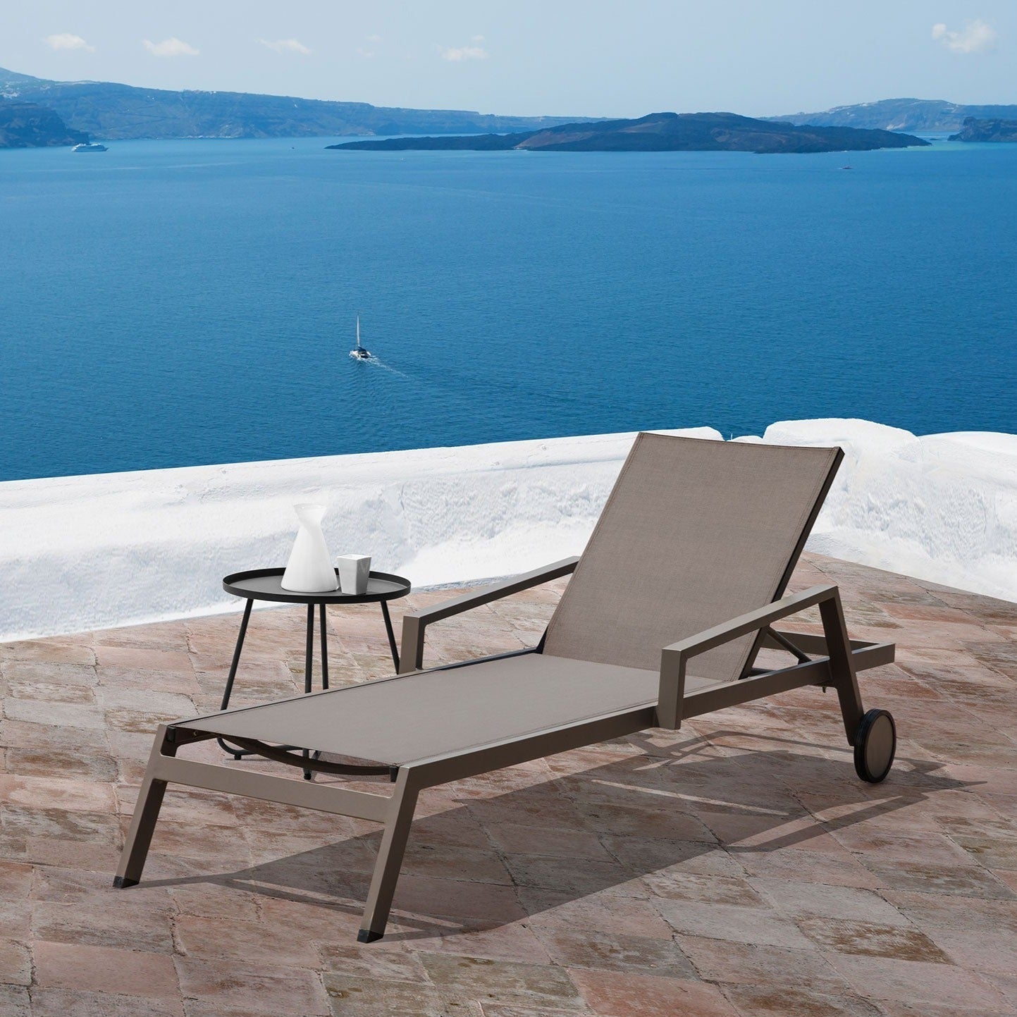 Whiteline Mods - Bondi Outdoor Chaise CL1534 - CL1534-GRY