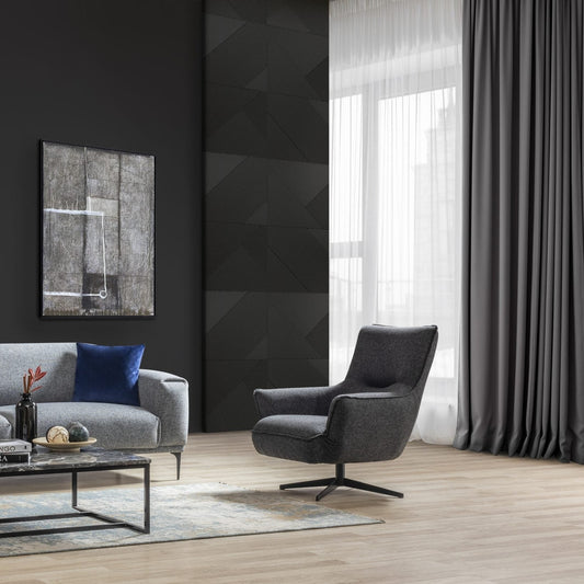 Whiteline Mods - Fatsa Swivel Chair CH1757F-D - CH1757F-DGRY