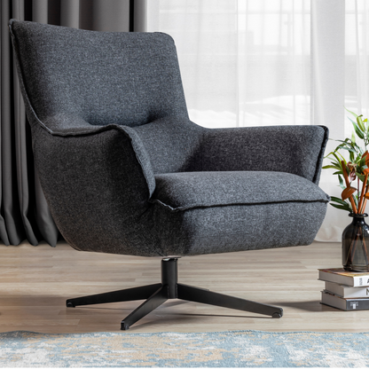 Whiteline Mods - Fatsa Swivel Chair CH1757F-D - CH1757F-DGRY