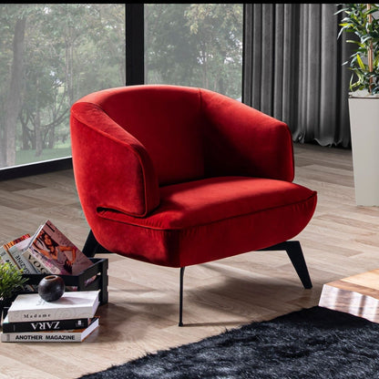 Whiteline Mods - Mersin Accent Chair CH1756F - CH1756F-RED