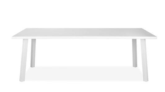 Whiteline Mods - Rio Outdoor Dining Table – Rectangle DT1593 - DT1593-WHT