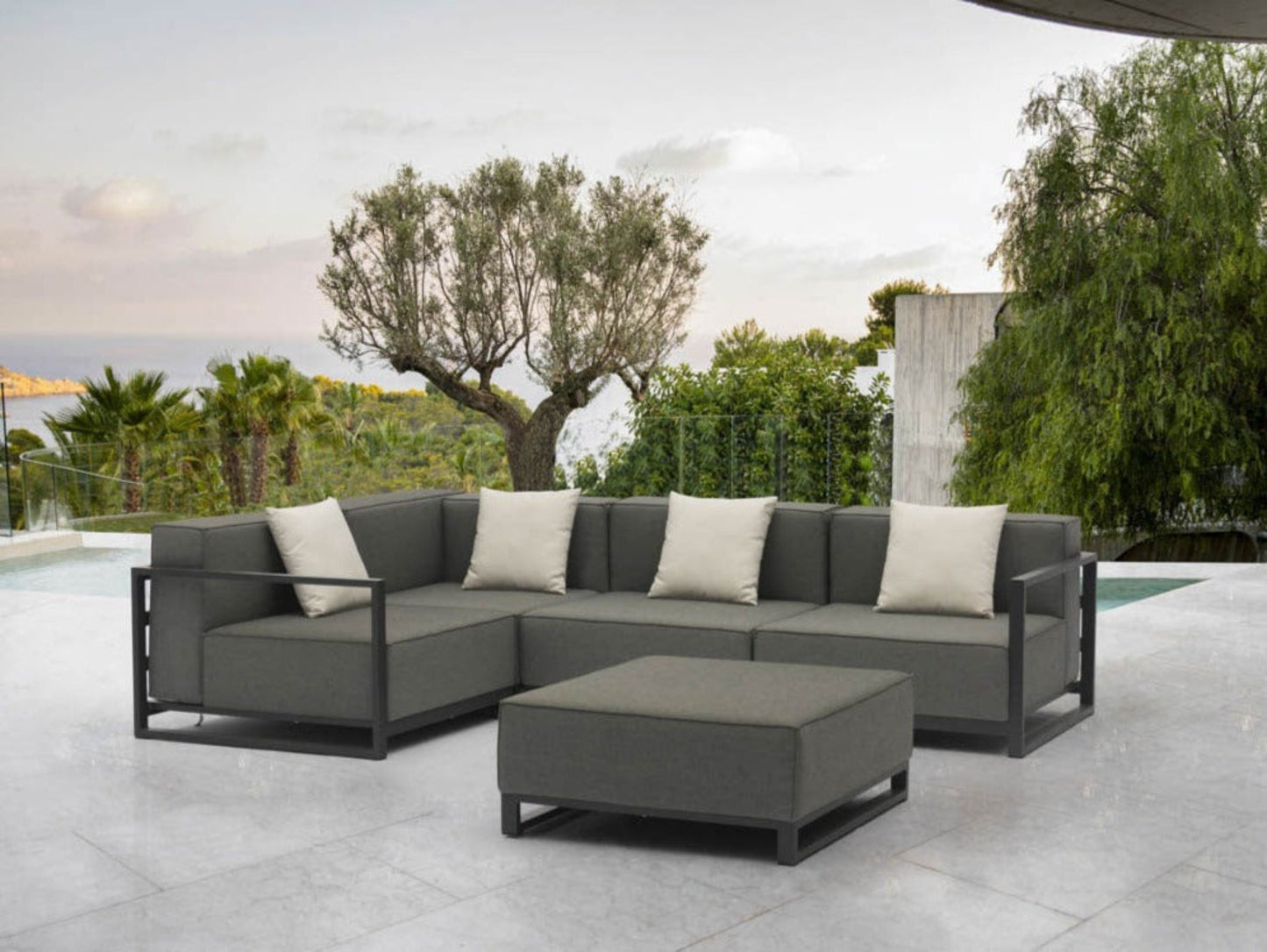 Whiteline Mods -  Sensation Indoor Outdoor Modular SENSATION1701 - CH1701-GRY