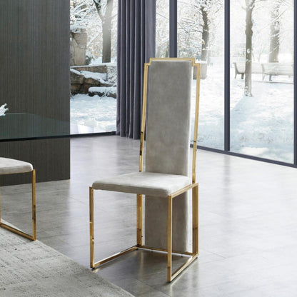 Whiteline Mods - Sumo Dining Chair DC1658F-BEI - DC1658F-BEI