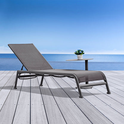 Whiteline Mods - Sunset Outdoor Chaise CL1568 - CL1568-TAU