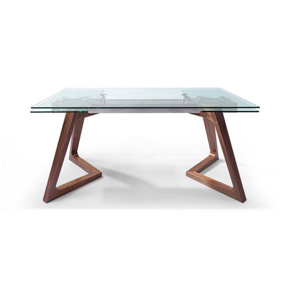 Whiteline Mods -   Walnut Walnut Delta Dining Table DT1276 - DT1276-WLT