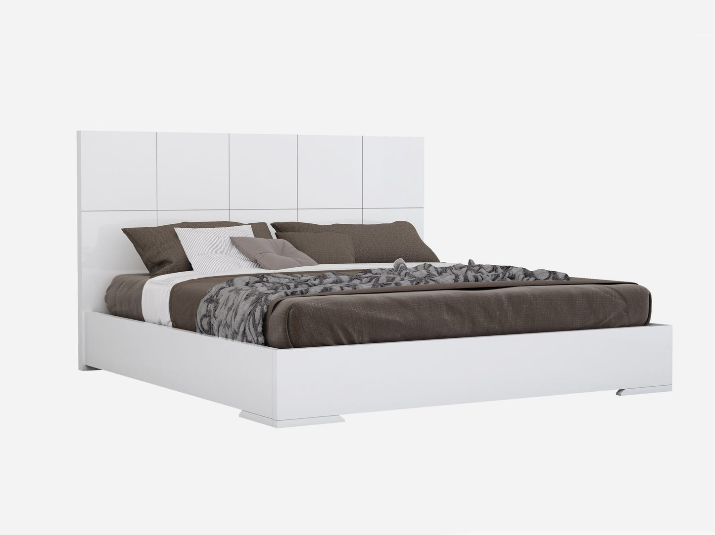 Whiteline Mods - Anna King Bed BK1207 - BK1207-WHT