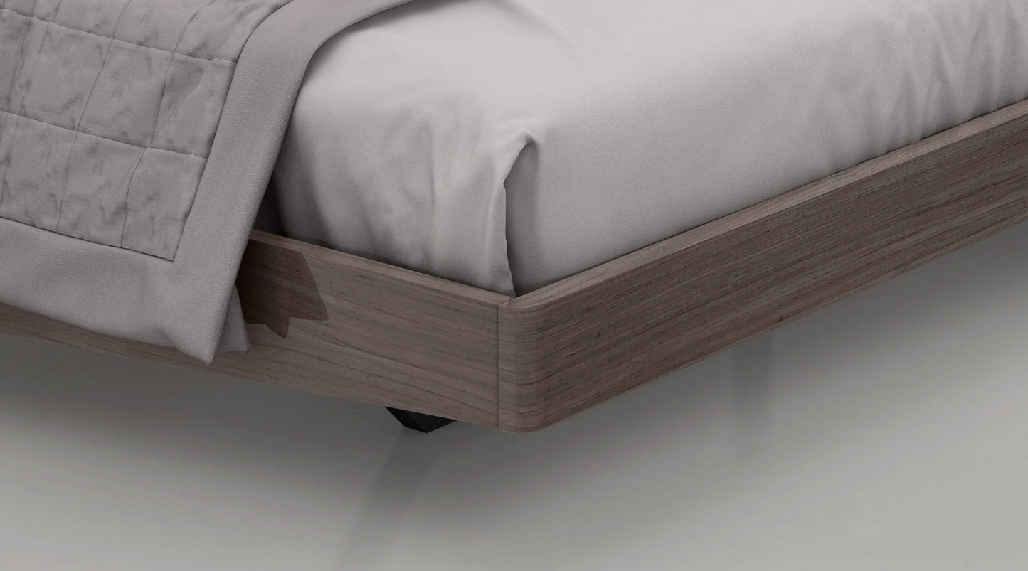 Whiteline Mods - Berlin Bed Queen BQ1754 - BQ1754-CNUT/LGRY